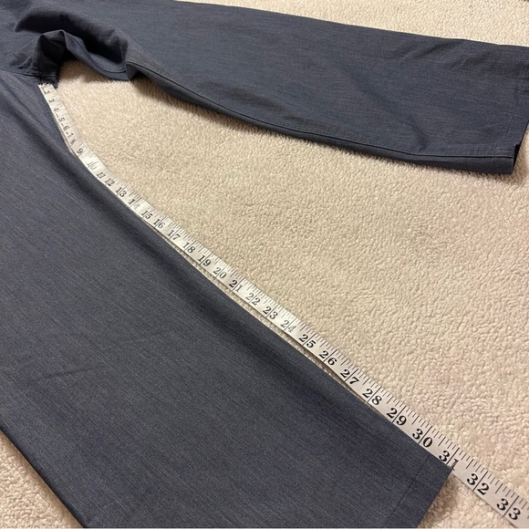 FIGS High Waisted Livingston Basic Scrub Pants Light Blue Grey - Picture 8 of 13